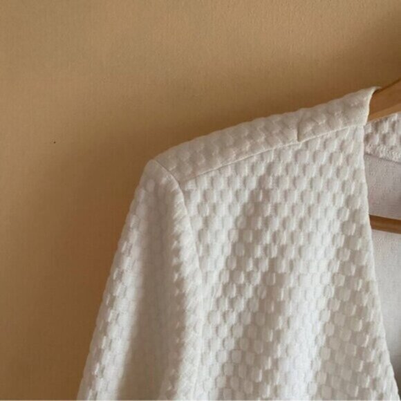 Joesph Ribkoff Blazer Jacket Woman 14 Textured Double Breasted Preppy 191473 - Picture 4 of 16